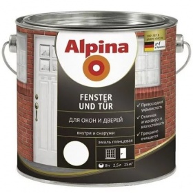 ����� ������ ��� ���� Alpina Fenster Und Tur Fensterlack 2,5�.